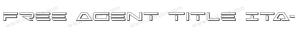 Free Agent Title Ita字体转换